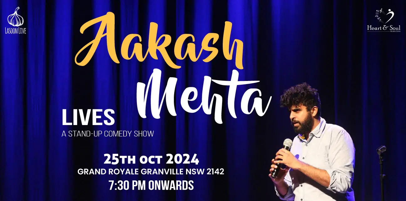 Aakash Mehta Live in Sydney 2024